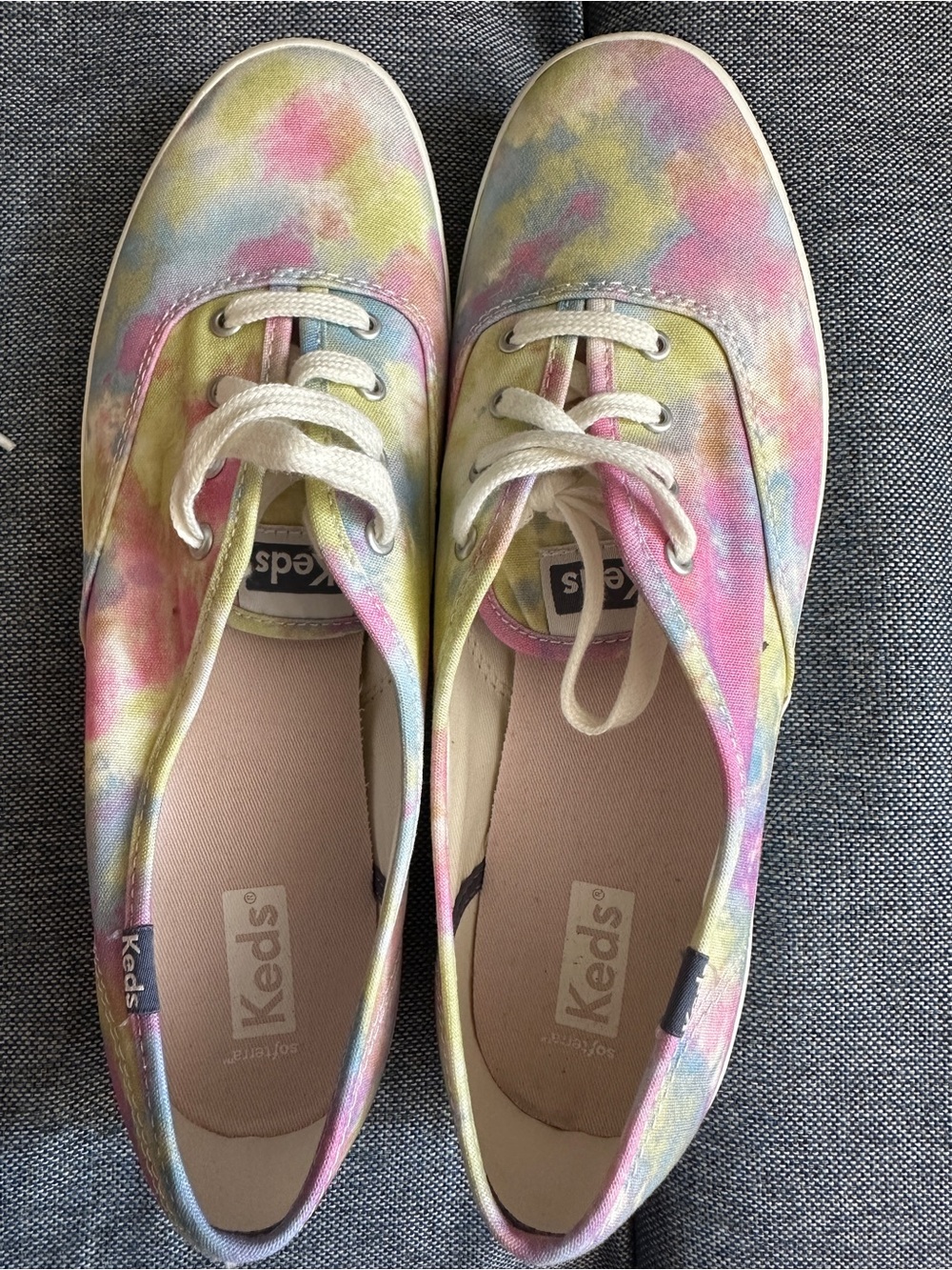 Keds women Tie-Dye Canvas Sneakers in Pastel Multi